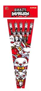 Rabbits Invasion 9 pieces 37-47 mm