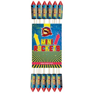 Mini rockets 15 mm 12 pieces