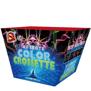 Color Crossette 49 shots 20 mm