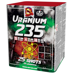Uranium 235 25 shots 38 mm