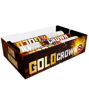 XL Gold Crown 3 pieces 30 mm