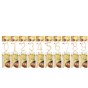 Sparklers No 0-9 mix 15,5 cm