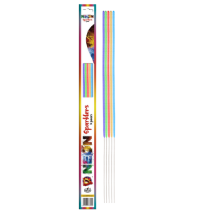 Neon Sparklers 60cm 5 pieces