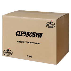 Shell 3" yellow wave 75mm